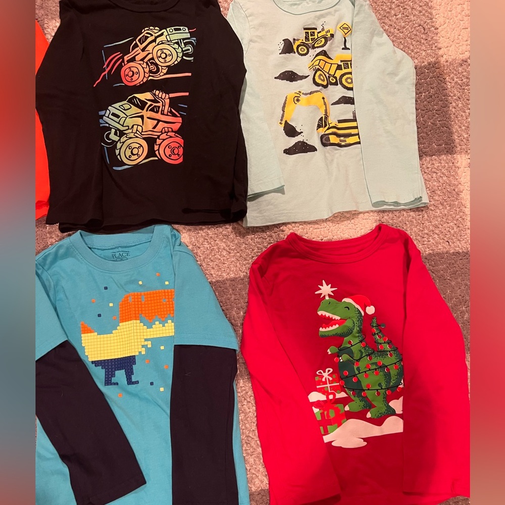 Boys size 4T Long Sleeve Shirt Bundle